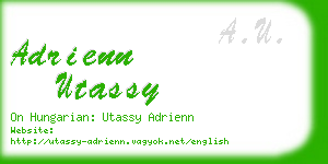 adrienn utassy business card